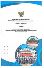 Peraturan Kalurahan Ponjong Nomor 1 Tahun 2026 tentang LPJ Realisasi APBKal TA 2025